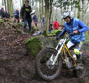 West Glos's Steve Thomas 2nd in Clubman at Boxing Day Trial. Observed by Rhys Thomas. Top man for bringing an observer too. Click for full report. Pic: Colin Jones